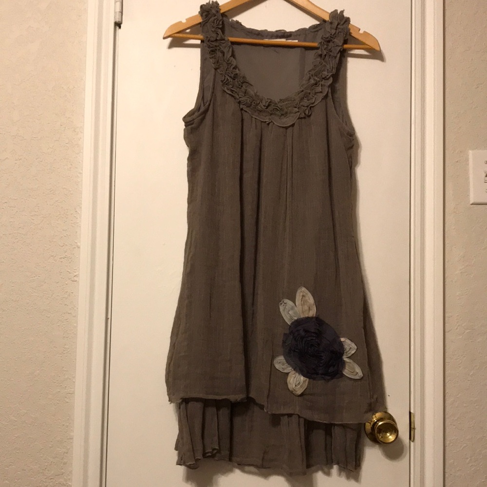 Brown summer dress